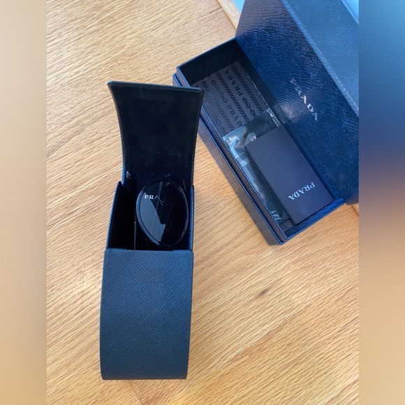 Prada Women’s Sunglasses Cat Eye (SPR 08S 1AB-0A7 - Black/ Grey Gradient) - Picture 7 of 8